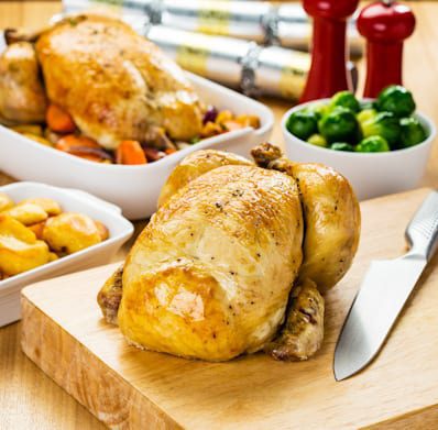 Kent Hamper with Chickens