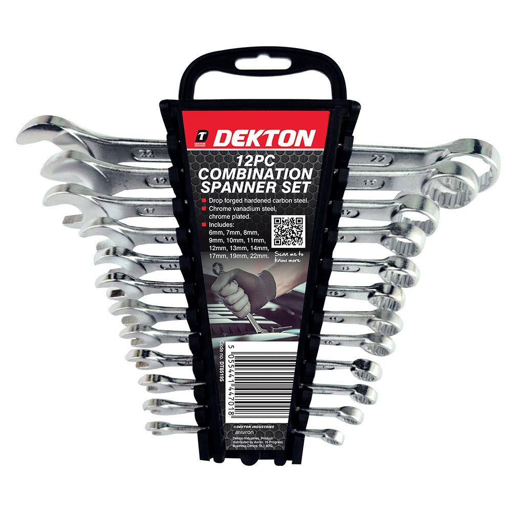 Dekton 11 Piece Combination Spanner Set