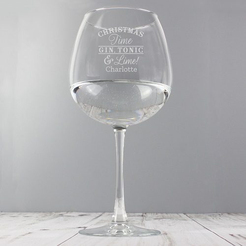 Christmas Balloon Gin Glass - Image 3