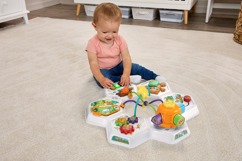 Busy Bee V-Tech Activity Table - Blue - Image 4