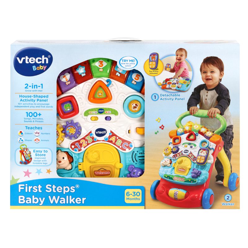 V-Tech First Steps Baby Walker Red - Image 3