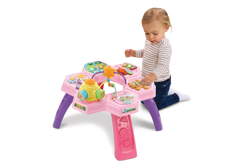 Busy Bee V-Tech Activity Table - Pink - Image 2