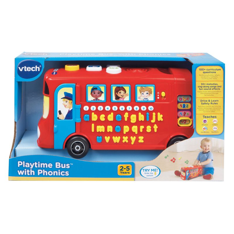 V-Tech Playtime Bus With Phonics