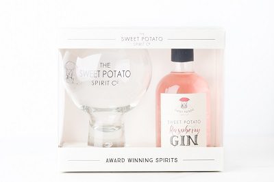 Raspberry Gin liqueur and Glass Gift set