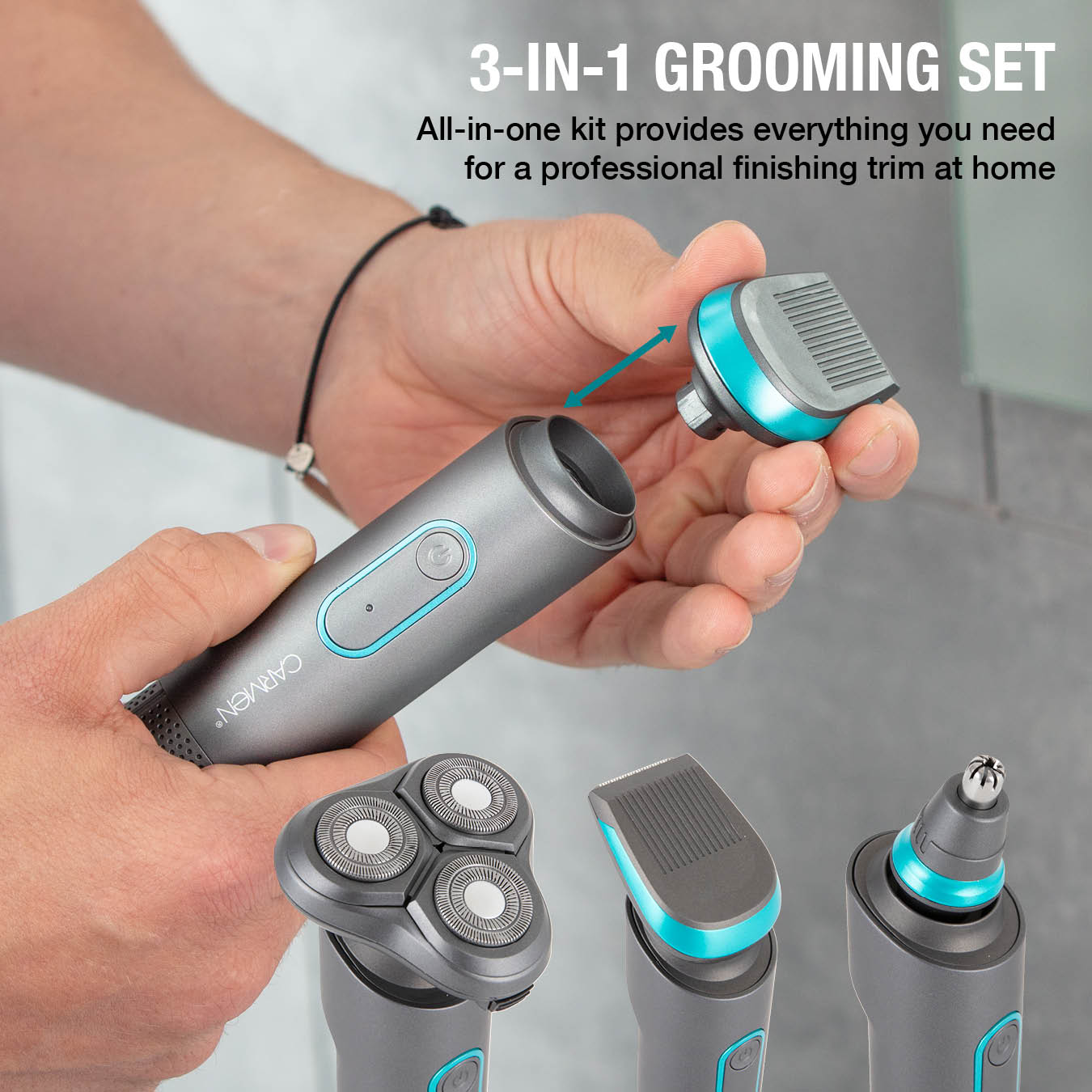 Carmen Titan Cordless Shaver Set - Image 7