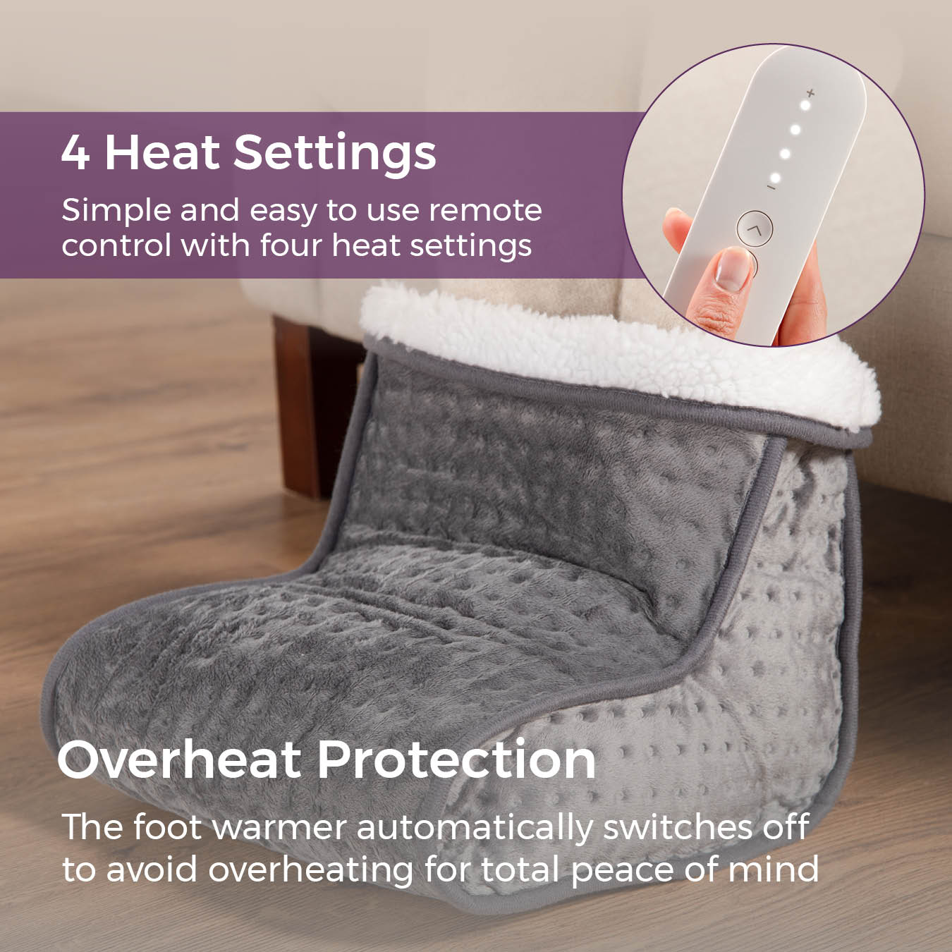 Carmen Electric Heated Foot Warmer - Image 4