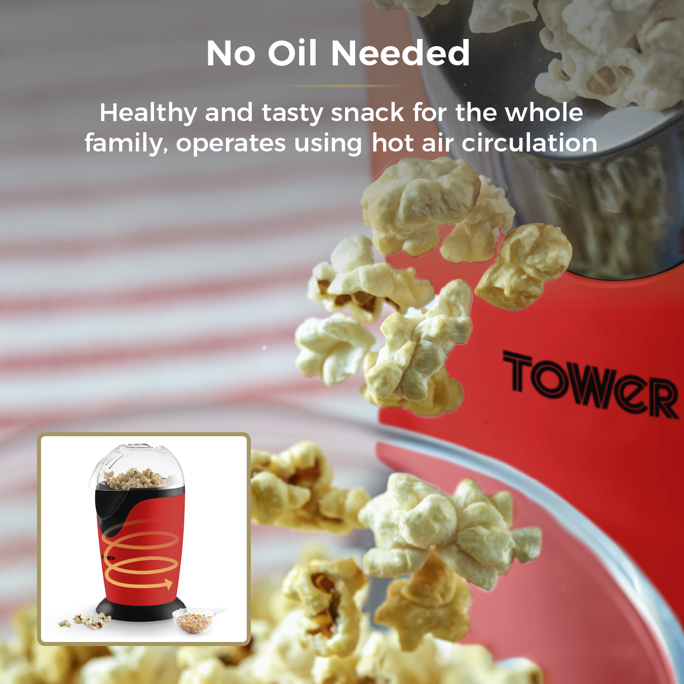 Tower Popcorn Maker 1200w - Image 2