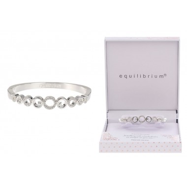 Silver Plated Sparkle Bangle