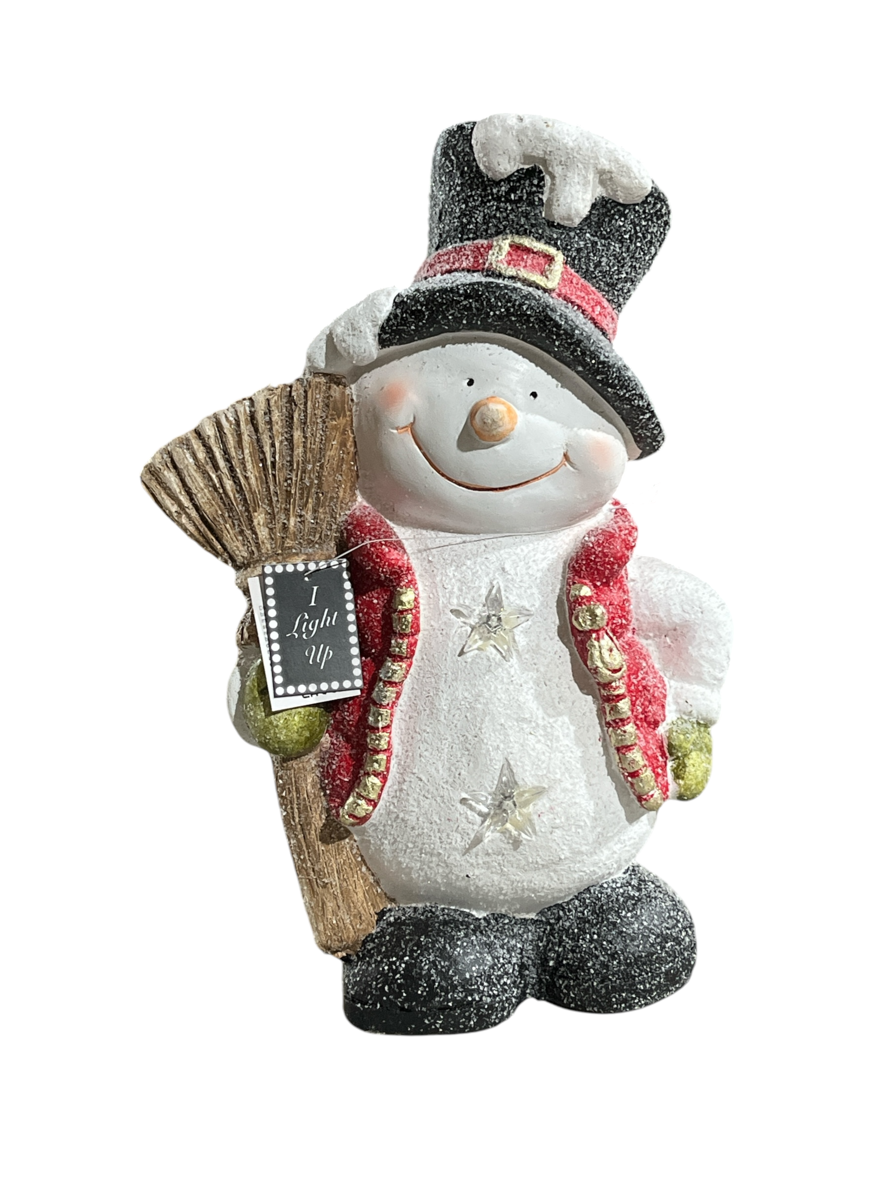 LED 41.5cm Snowman Statue