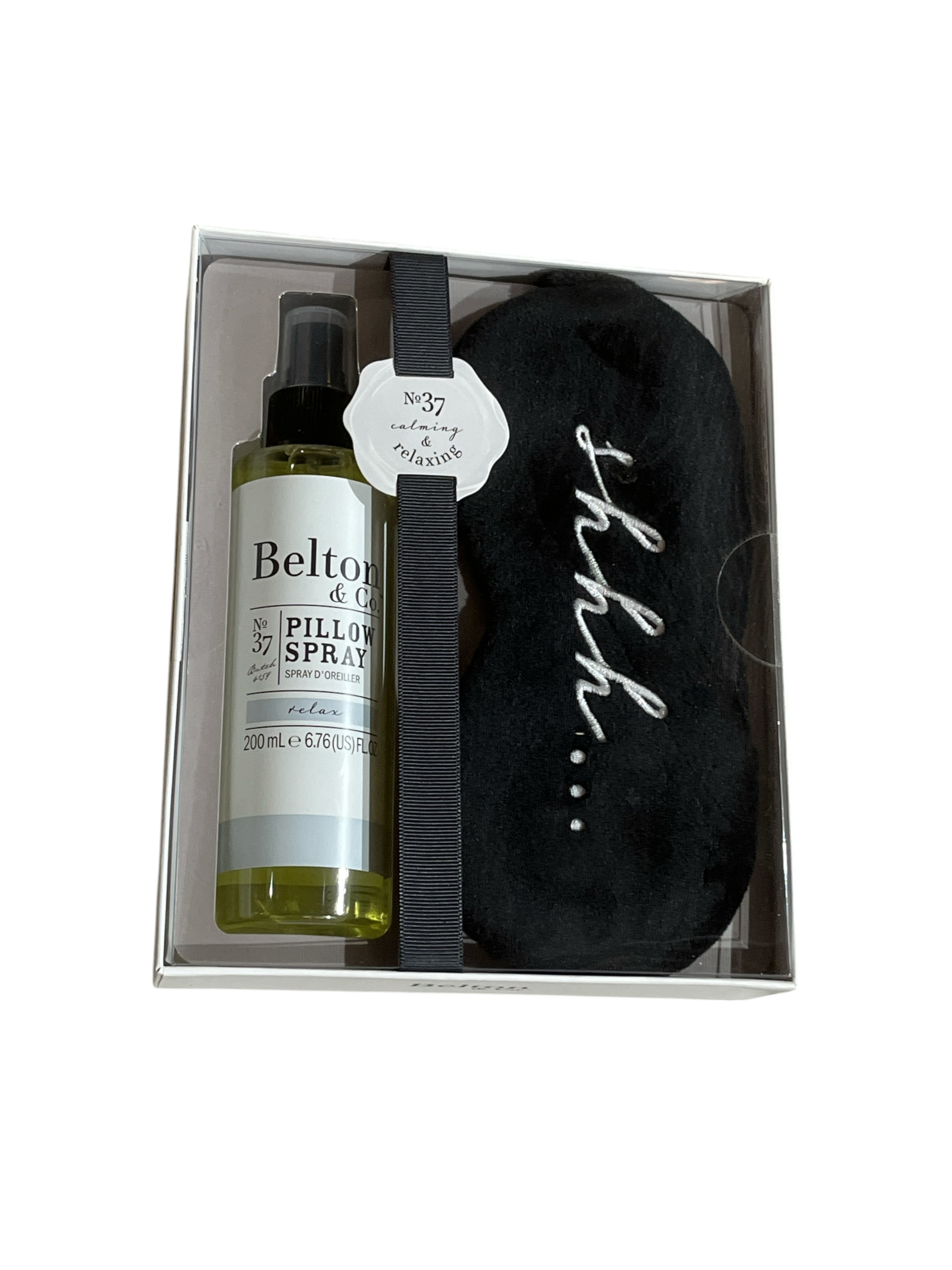 Belton & Co Relax Pillow Mist And Eye Mask Set
