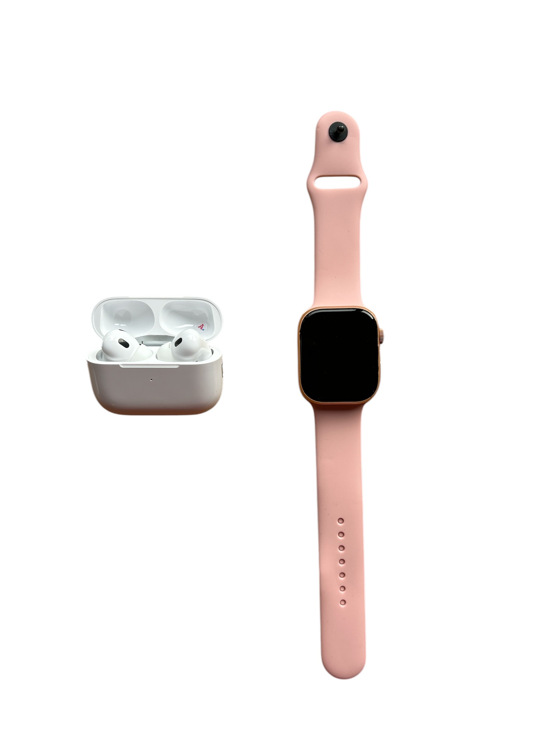 Ultra Pro Series 10 Smart Watch and Earpods-Pink Strap - Image 3