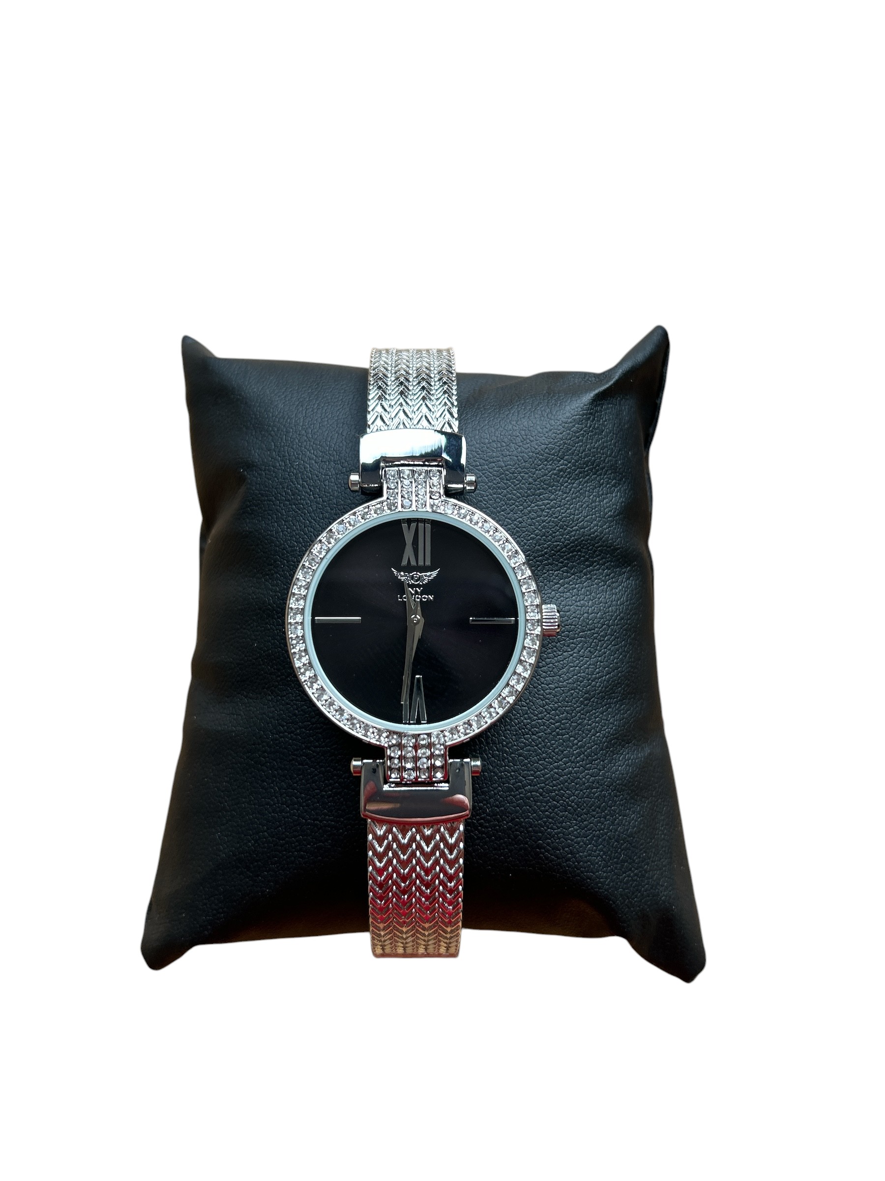 NY London Silver Ladies Bracelet Watch - Image 2