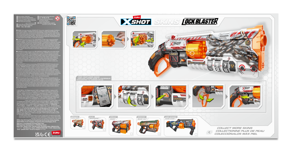 XShot Skins Series 1 Lock Gun with 16 Darts - Image 2