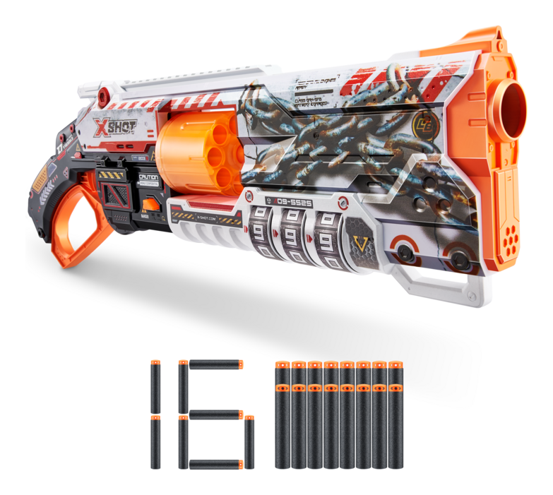 XShot Skins Series 1 Lock Gun with 16 Darts - Image 3