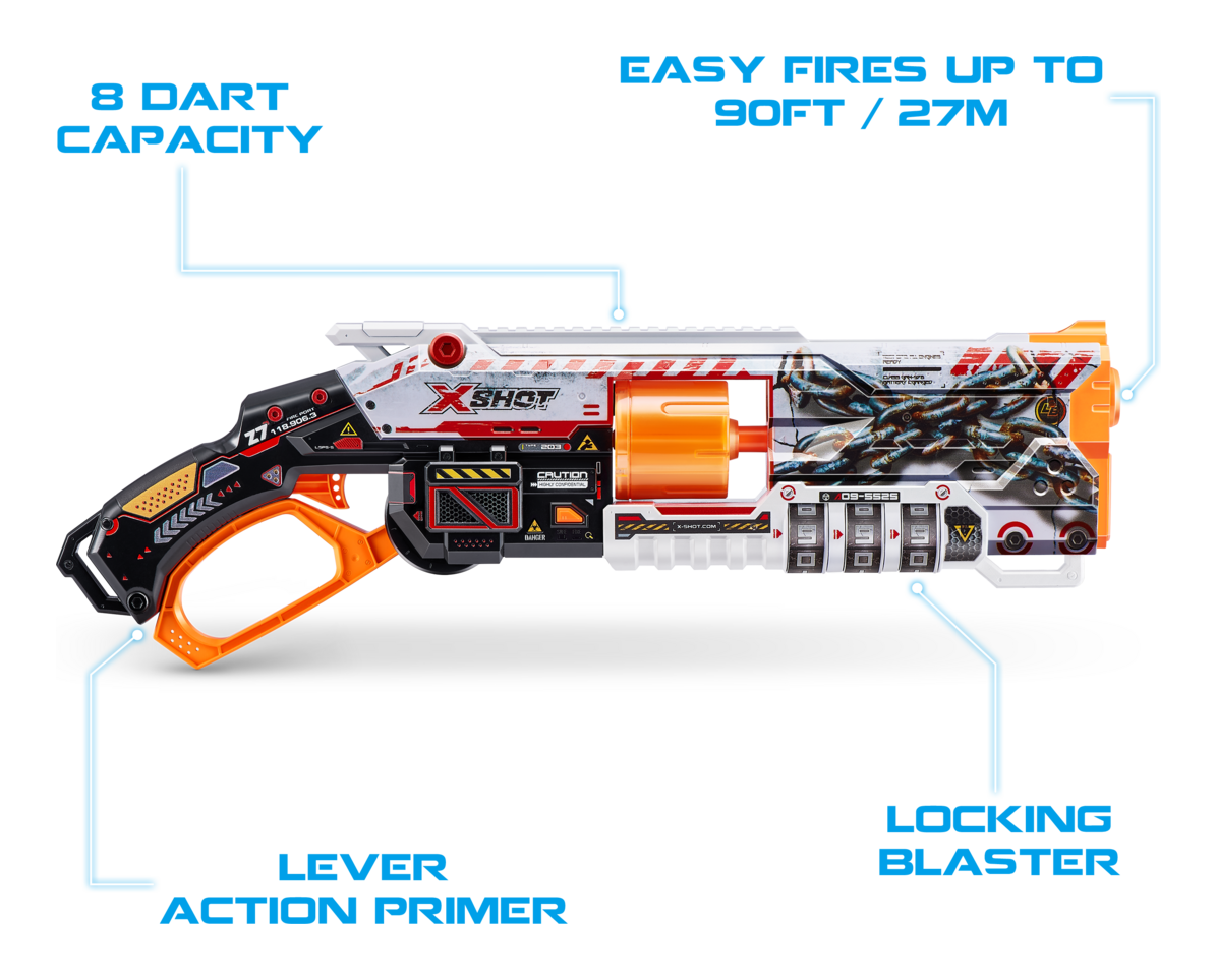 XShot Skins Series 1 Lock Gun with 16 Darts - Image 6