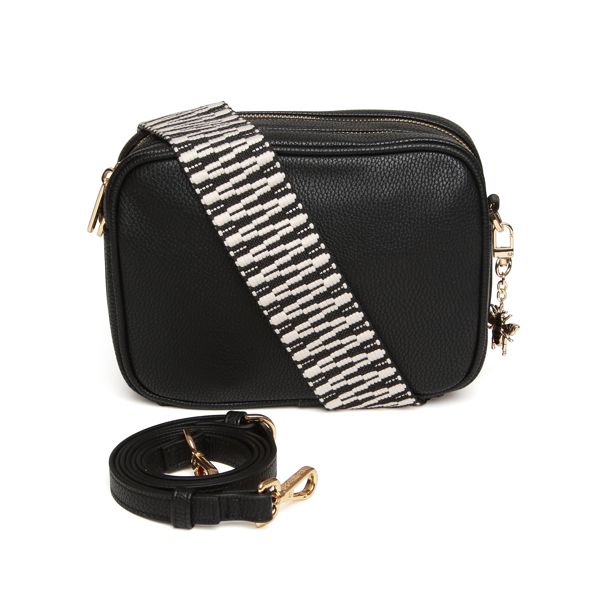 Soho Camera Crossbody Bag-Black