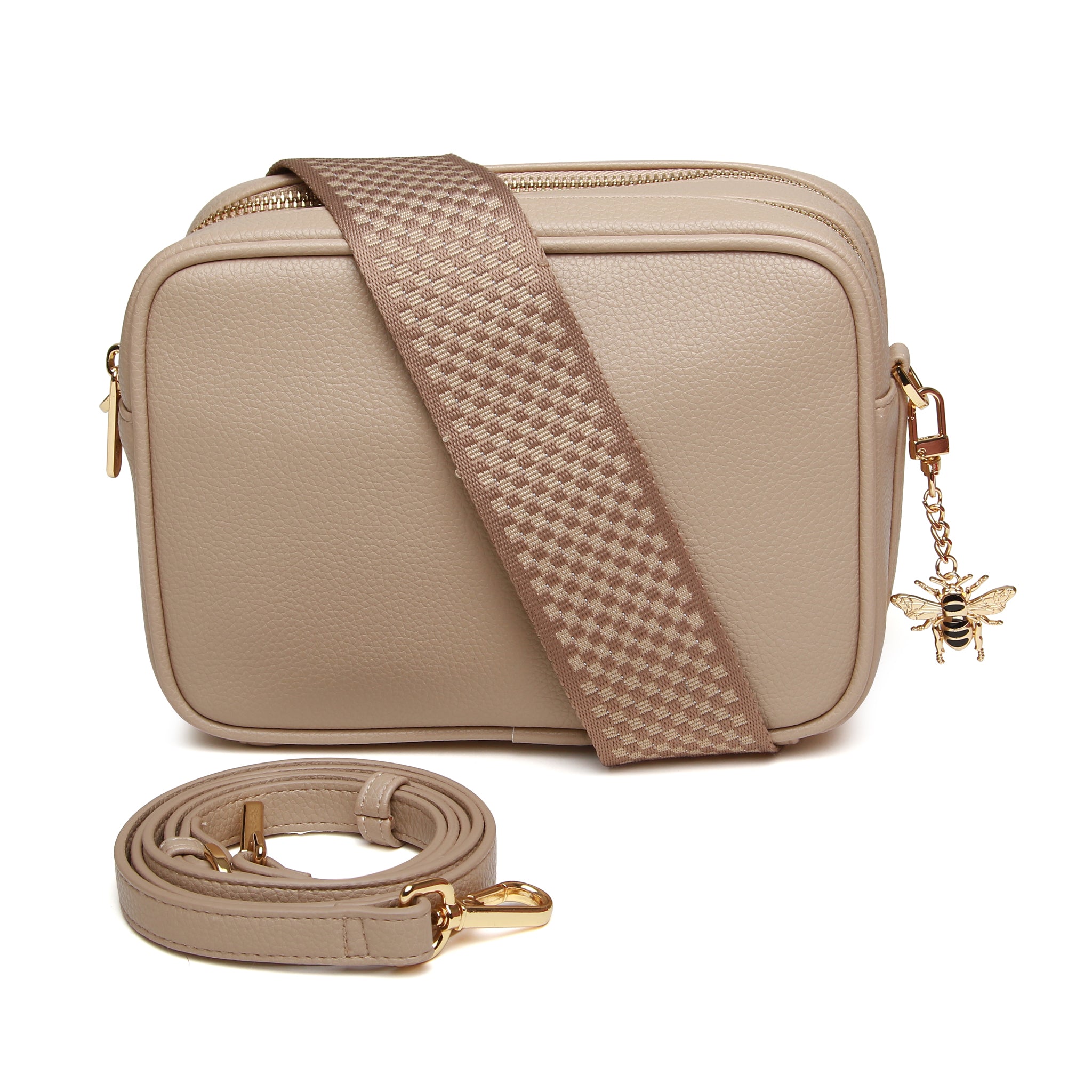 Soho Camera Crossbody Bag-Stone