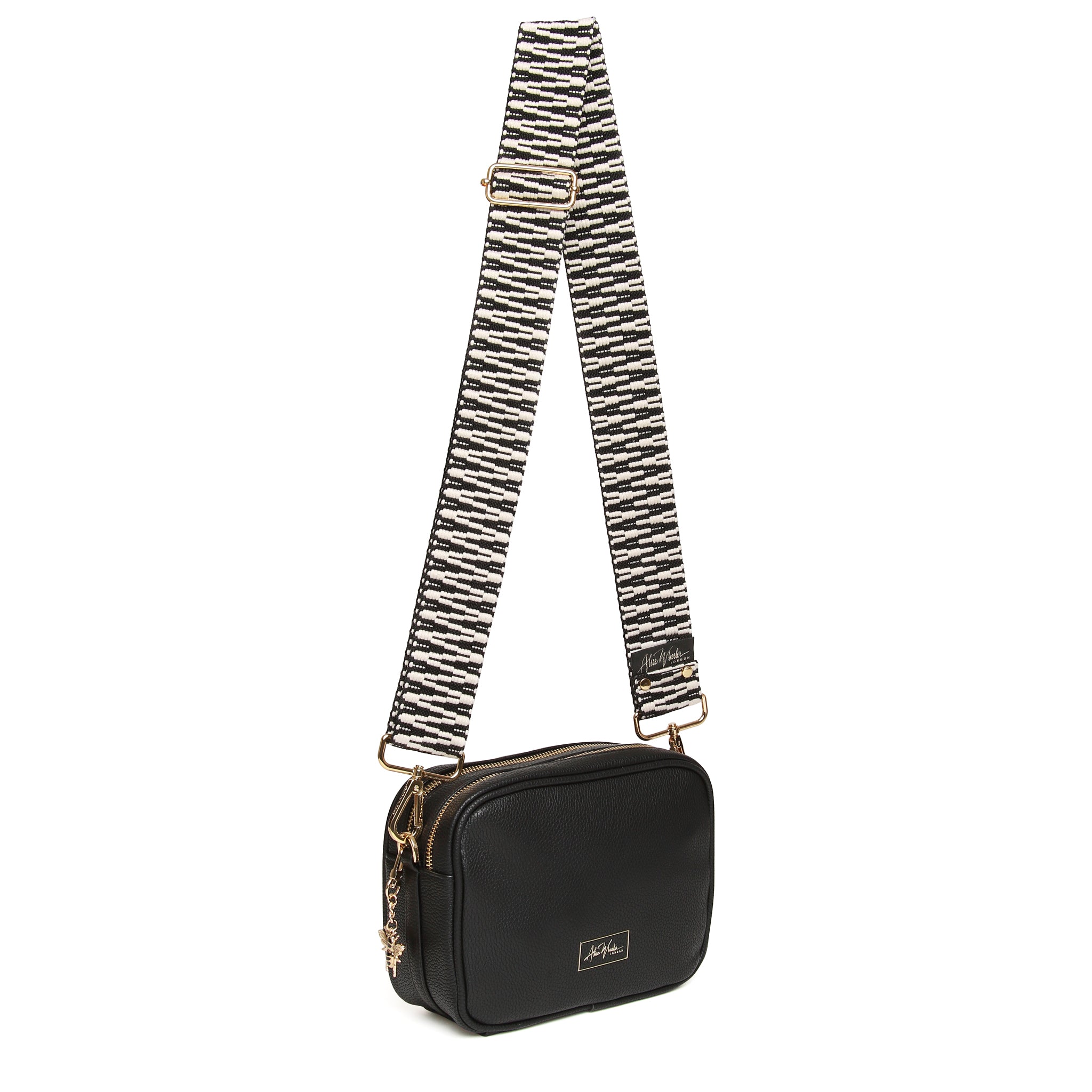 Soho Camera Crossbody Bag-Black - Image 2