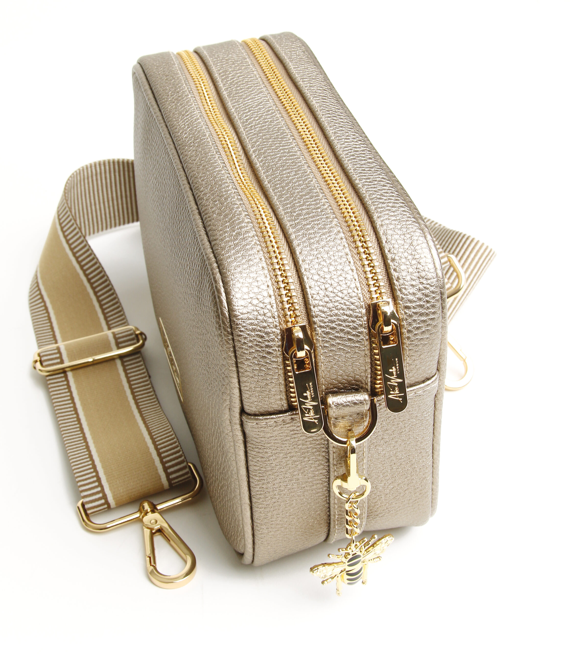 Capsule Bronze Collection-Soho Camera Crossbody Bag - Image 2
