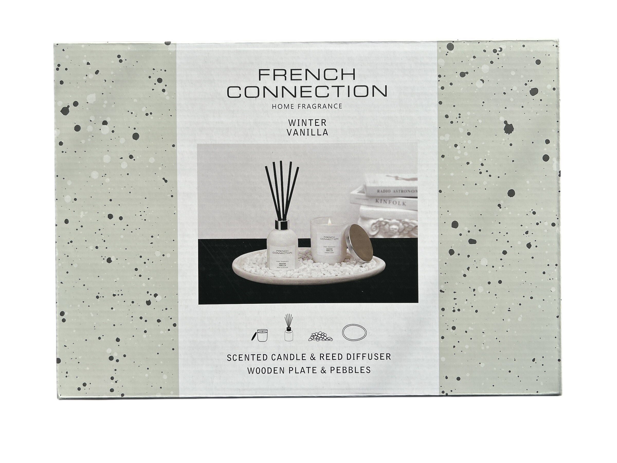 French Connection Candle and Diffuser Gift Set Winter Vanilla - Image 2