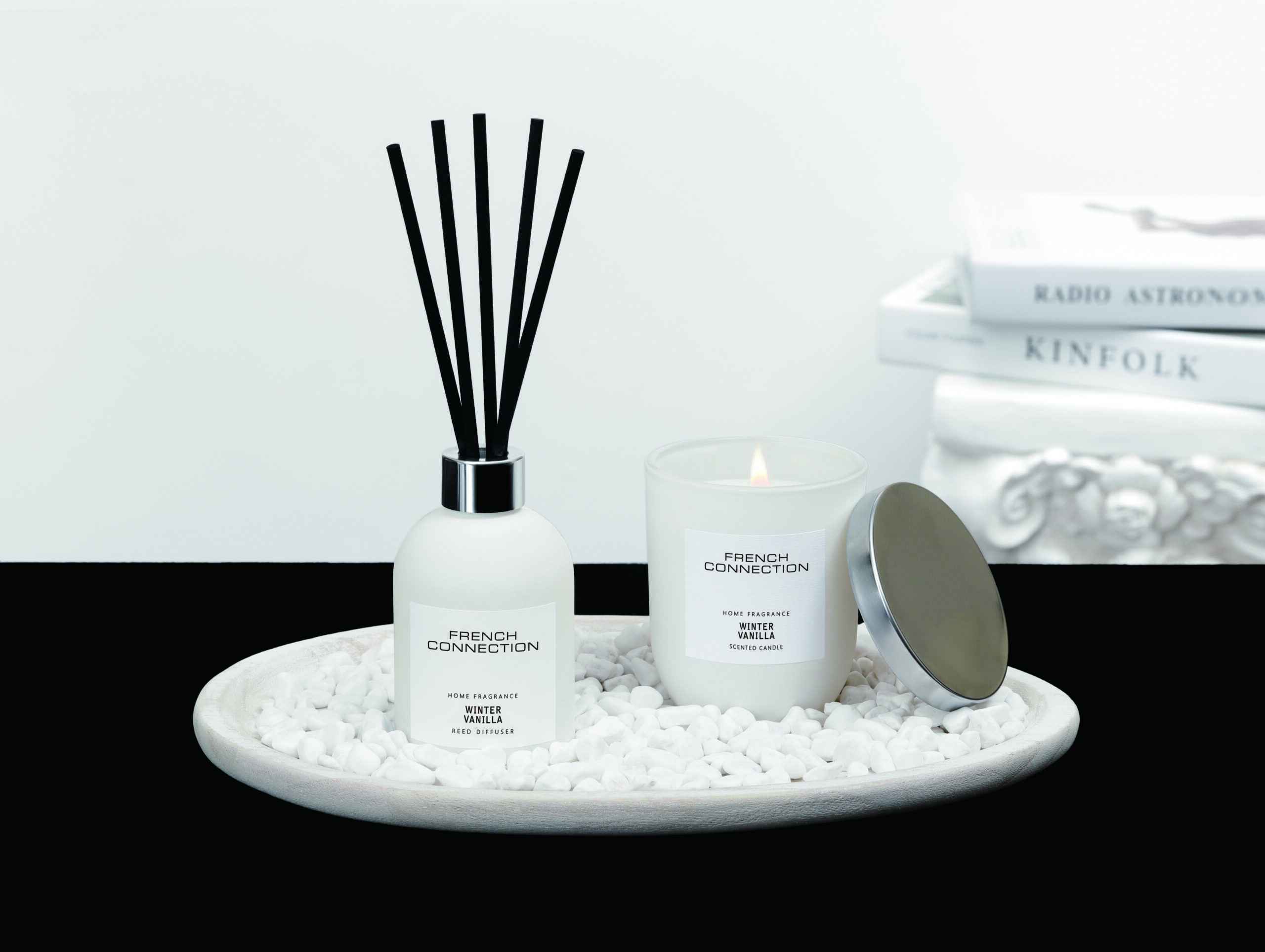 French Connection Candle and Diffuser Gift Set Winter Vanilla