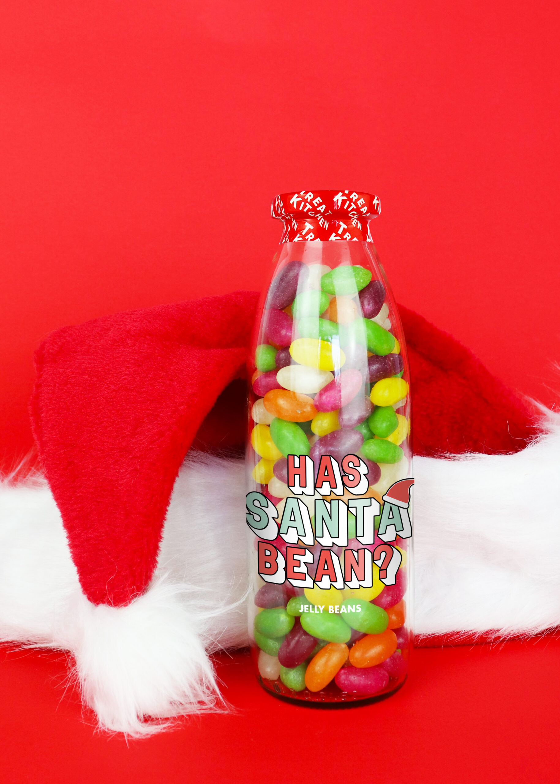 Has Santa Been Jelly Bean 450g Bottle - Image 2
