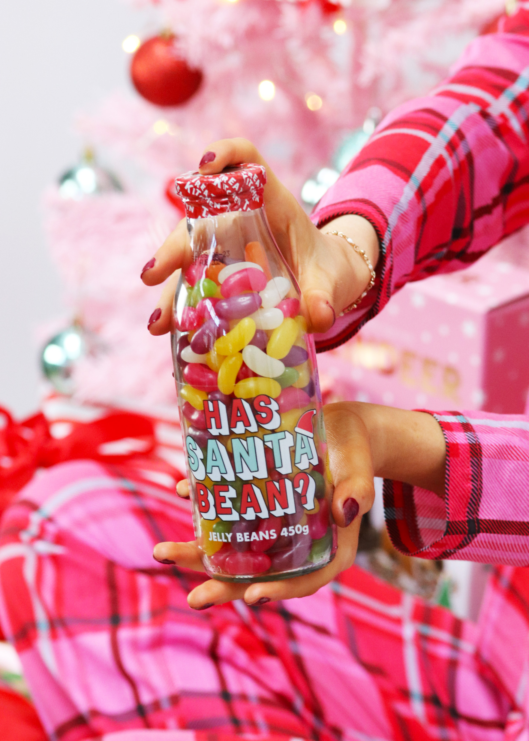 Has Santa Been Jelly Bean 450g Bottle - Image 3