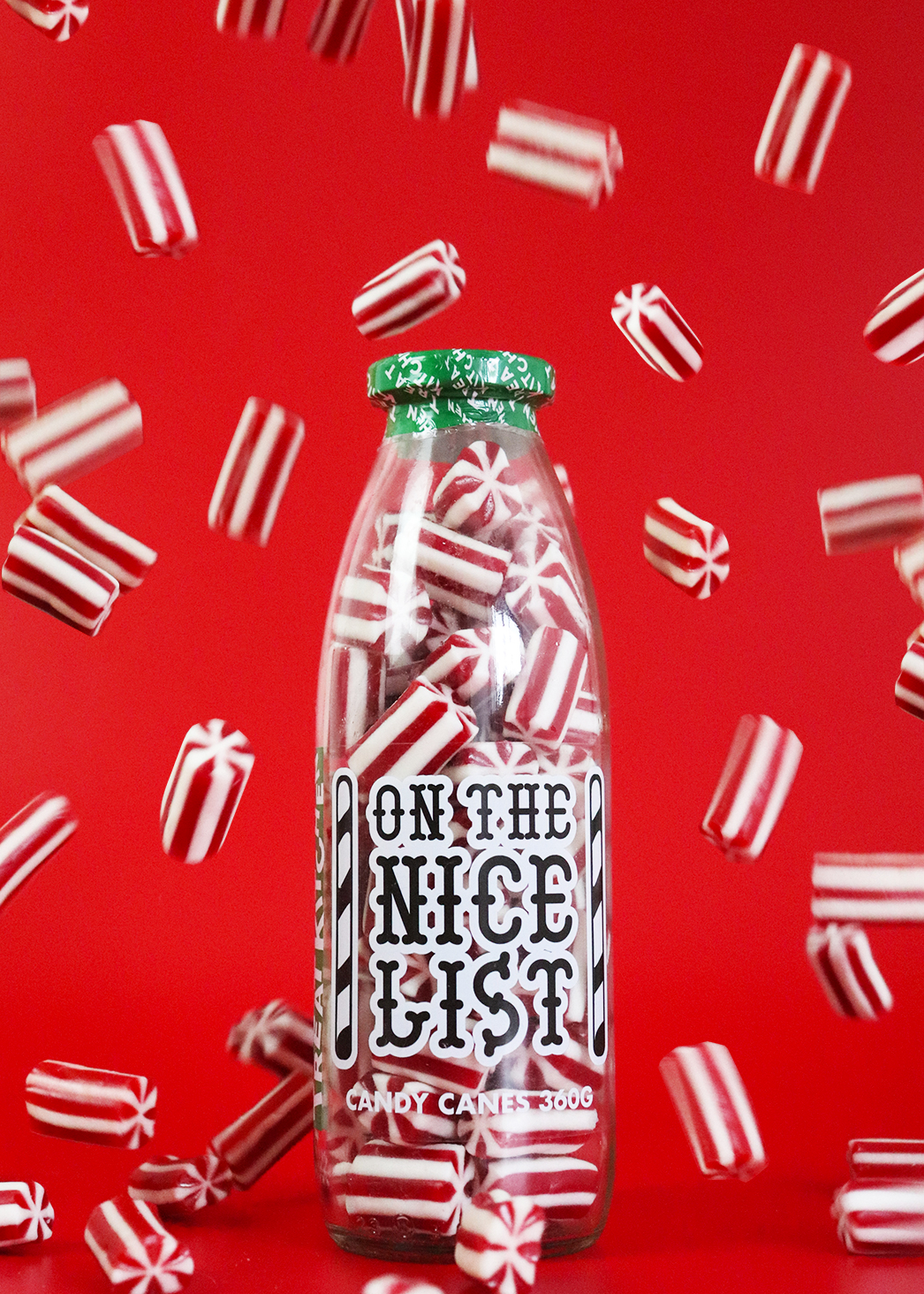 On The Nice list Candy Cane 360g Bottle - Image 4