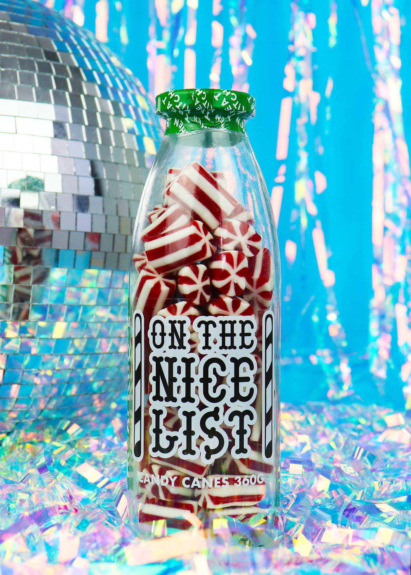 On The Nice list Candy Cane 360g Bottle - Image 2