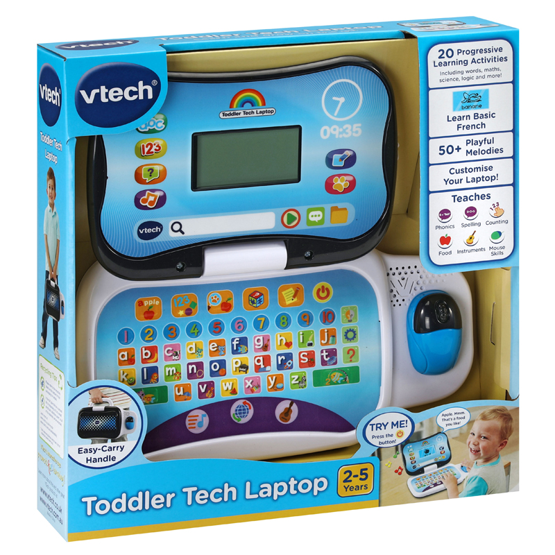 VTech Toddler Tech Laptop Blue