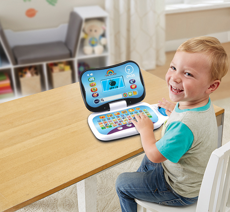 VTech Toddler Tech Laptop Blue - Image 3