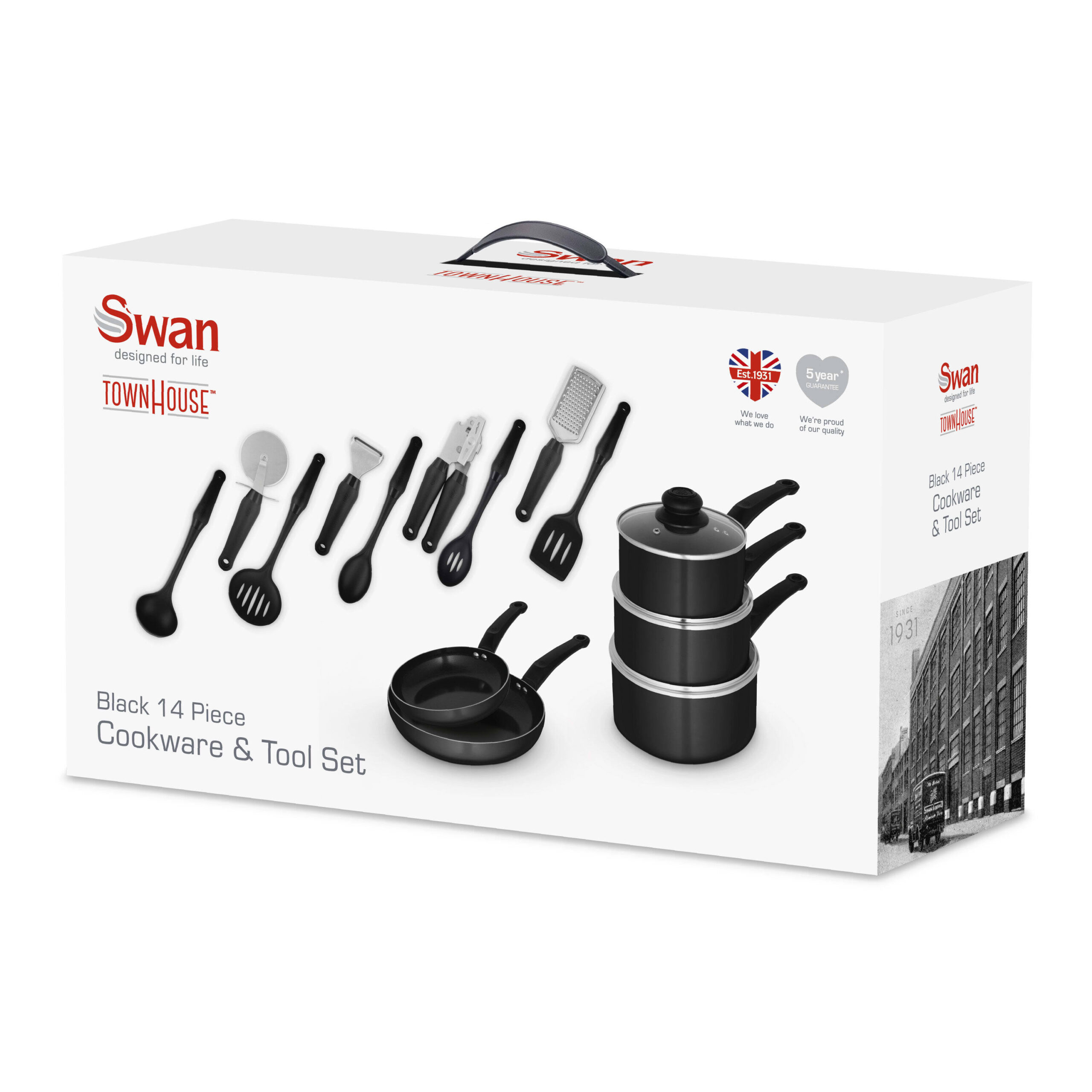 Townhouse 14 Piece Pan and Tool Set