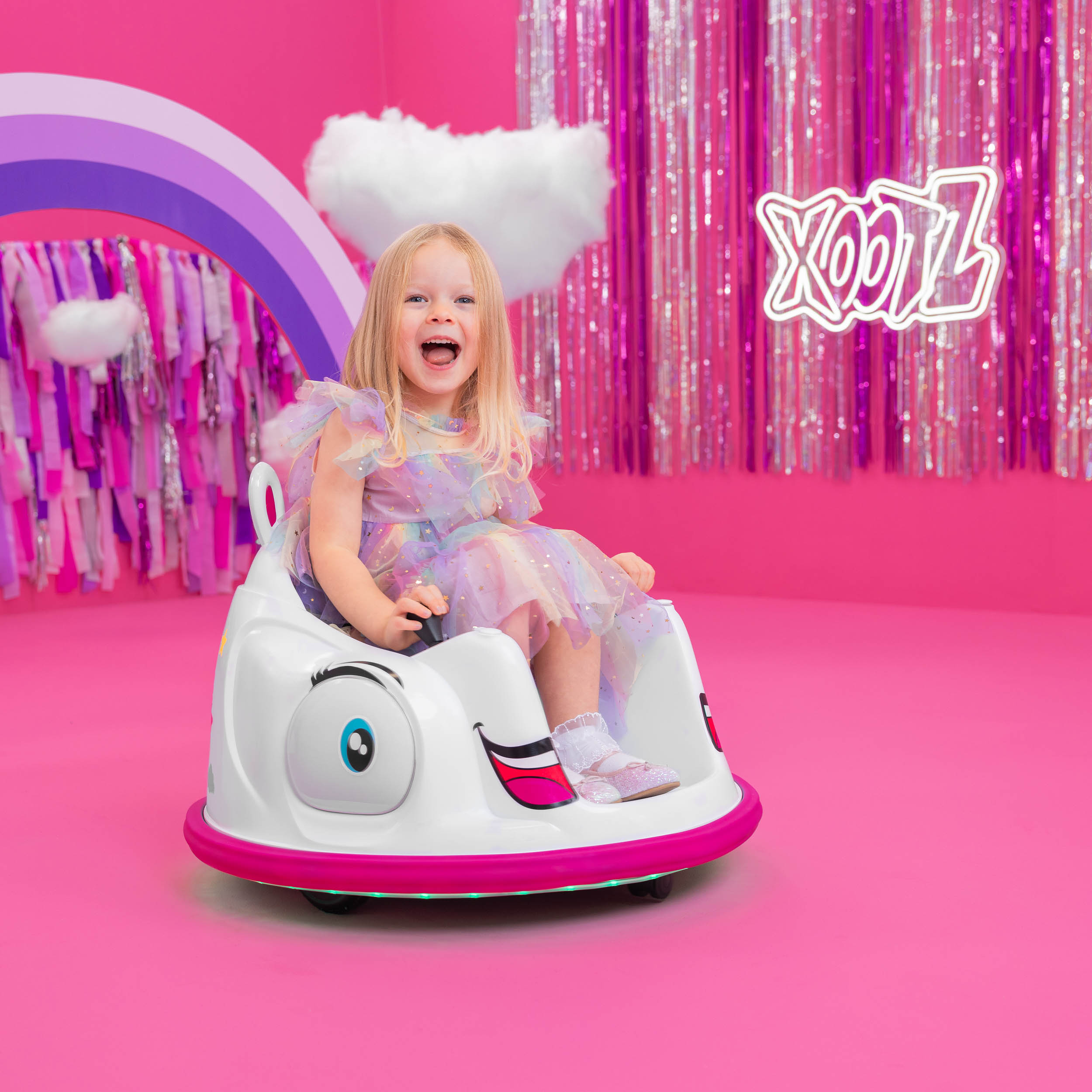 Unicorn Bumper Car Ride On - Image 3