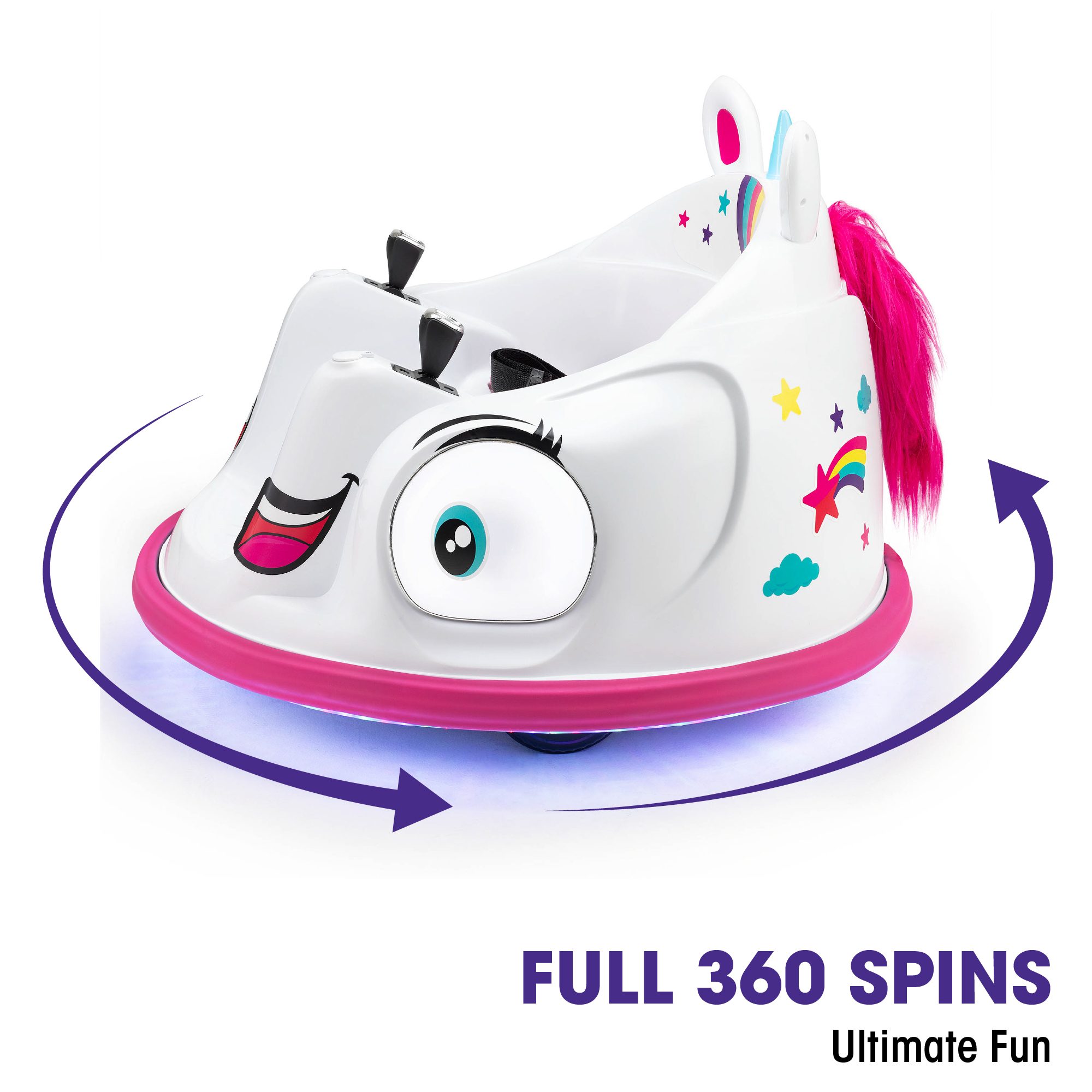 Unicorn Bumper Car Ride On - Image 2
