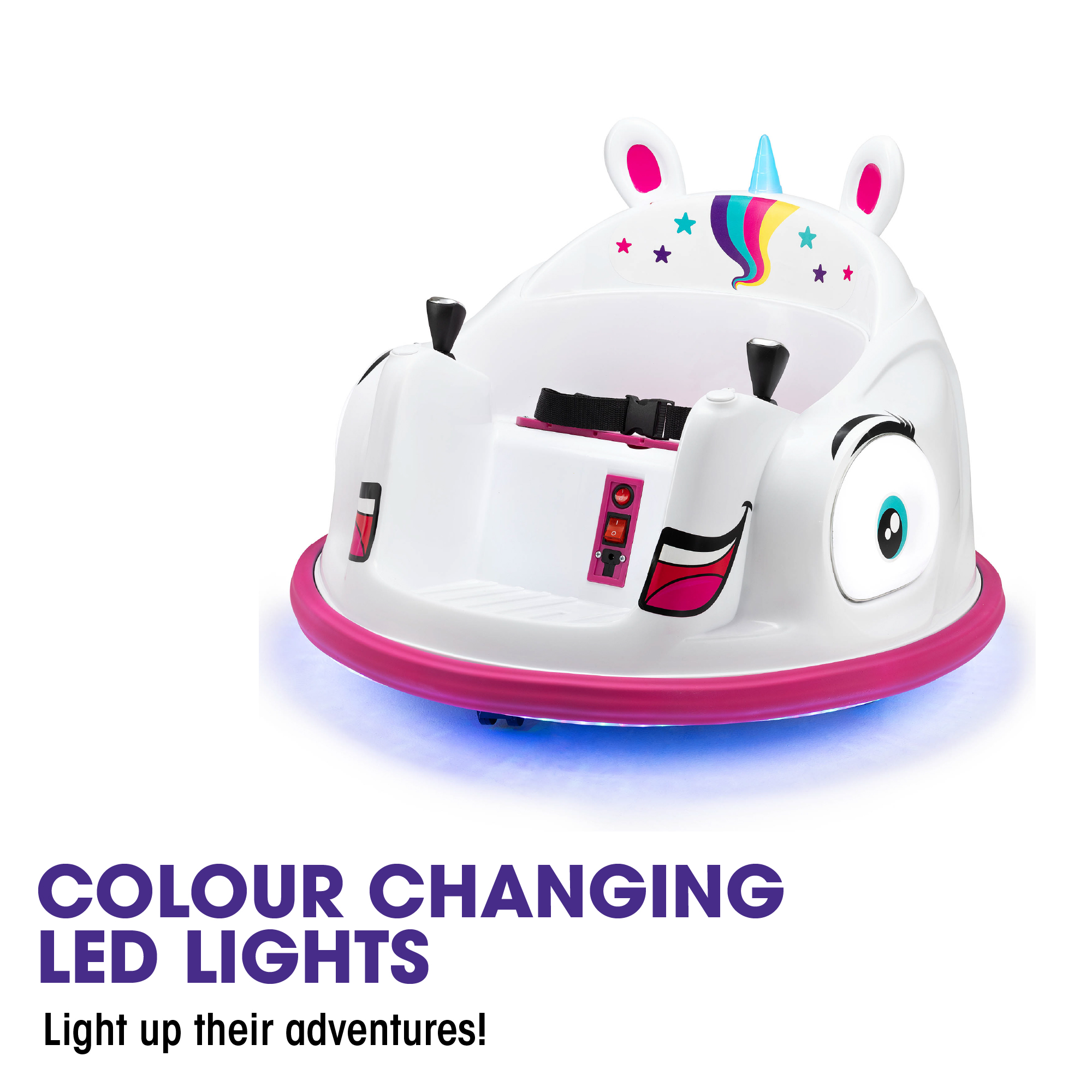 Unicorn Bumper Car Ride On