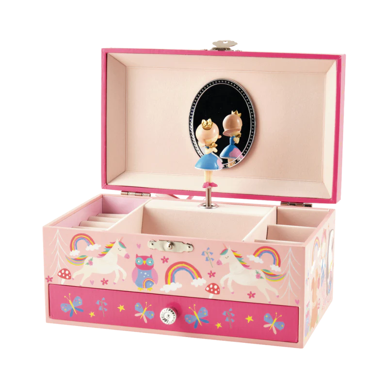 Musical Jewellery Box with Drawer - Rainbow Fairy - Image 2