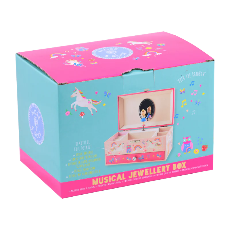 Musical Jewellery Box with Drawer - Rainbow Fairy - Image 3