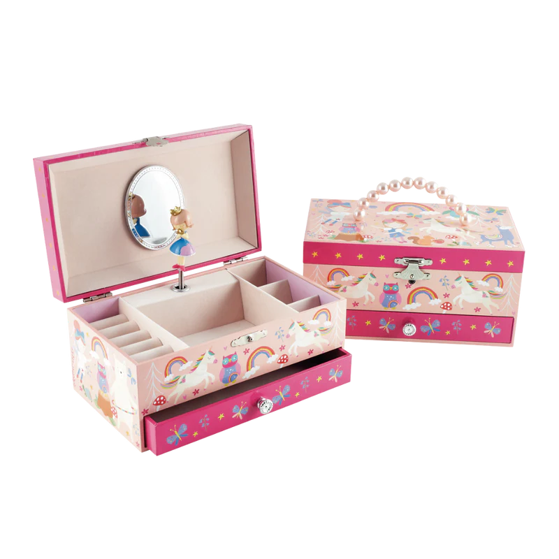 Musical Jewellery Box with Drawer - Rainbow Fairy