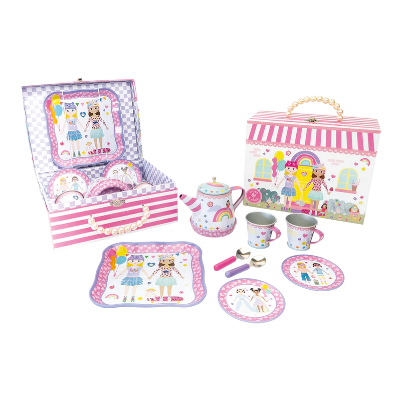 9 Piece Musical Tea Set - Best Friends - Image 2