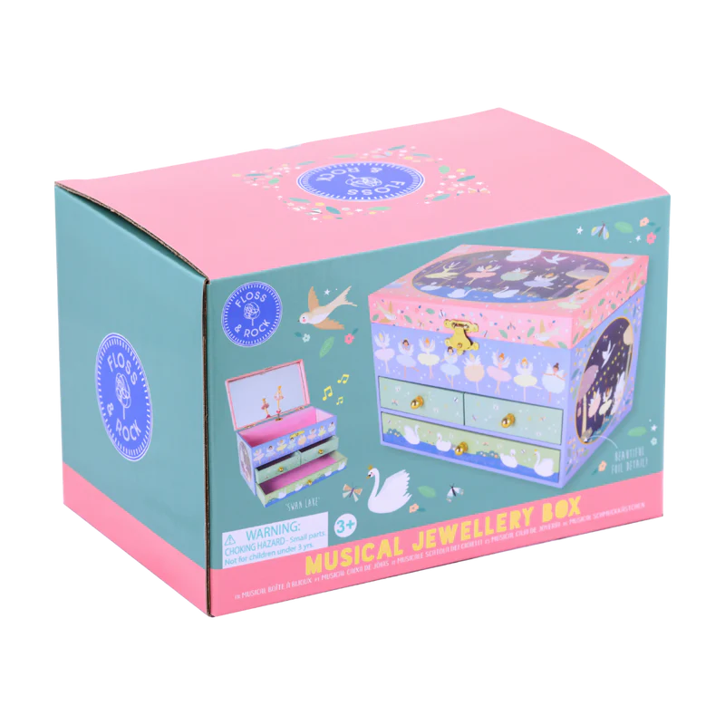 Musical Jewellery Box with 3 Drawers - Enchanted - Image 2