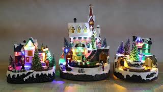 Animated LED Christmas Village 18x18cm - Image 2