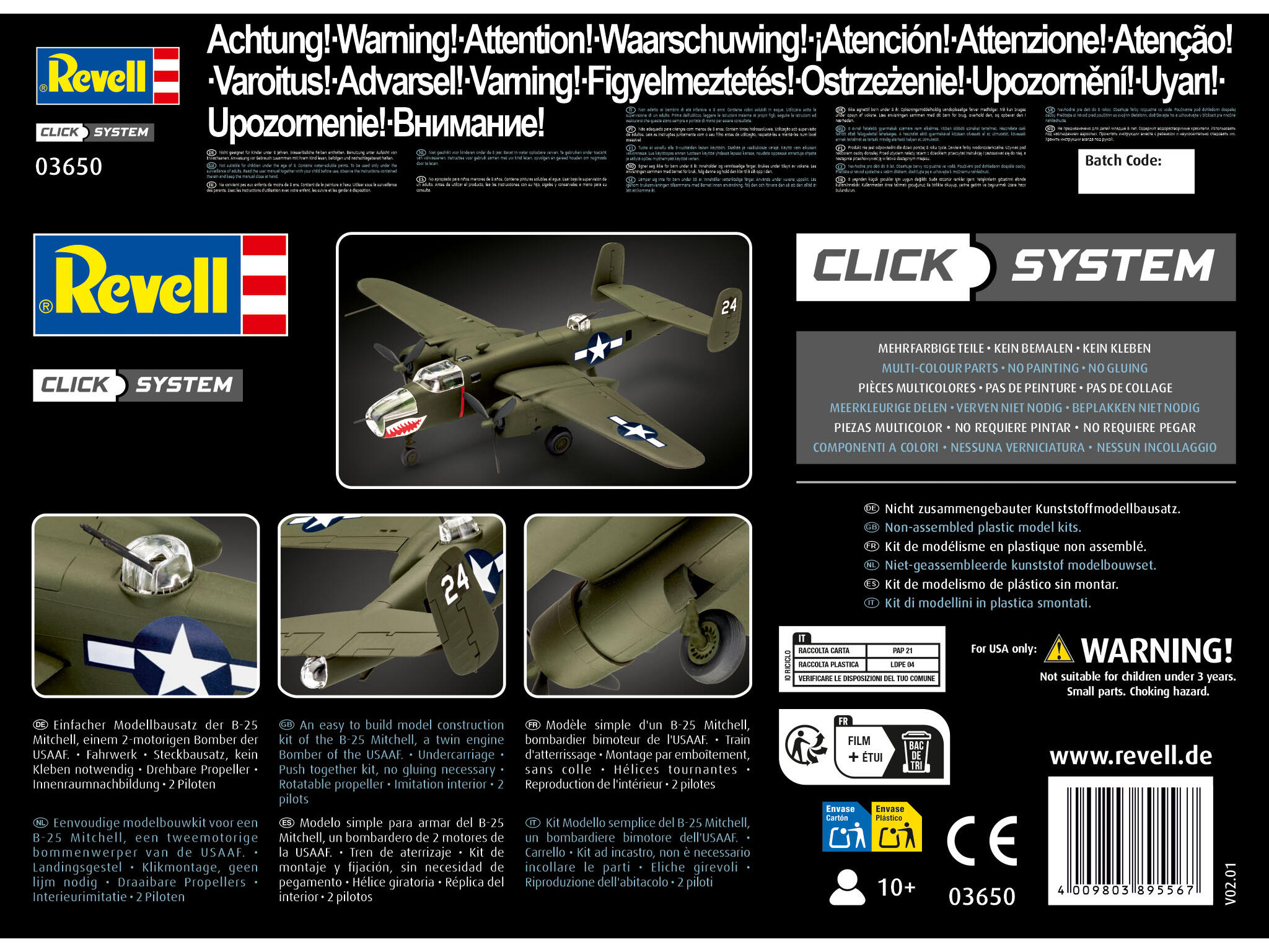 B-52 Mitchell Bomber Model Aircraft - Image 4