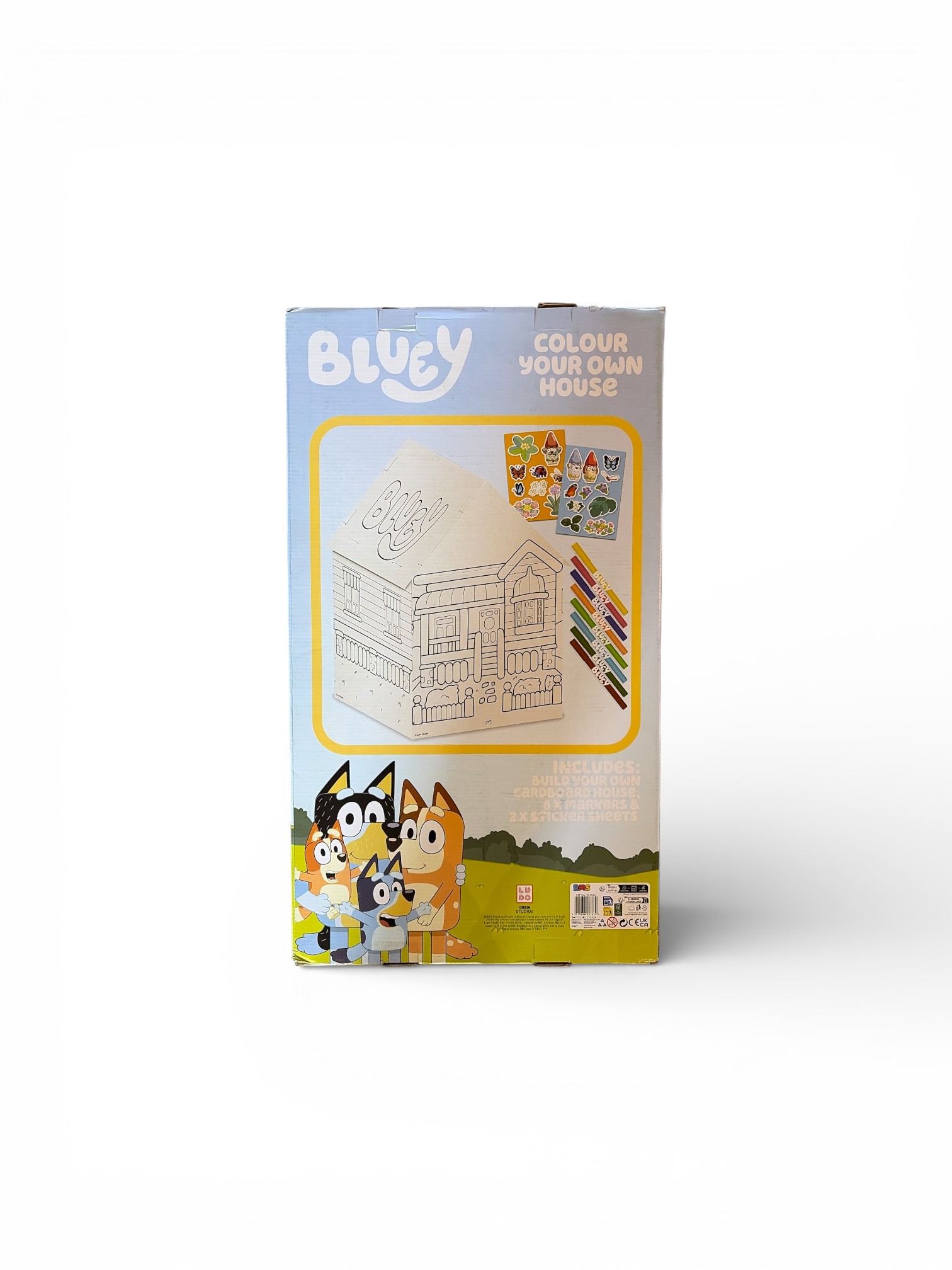 Bluey Giant Colour Your Own House - Image 2