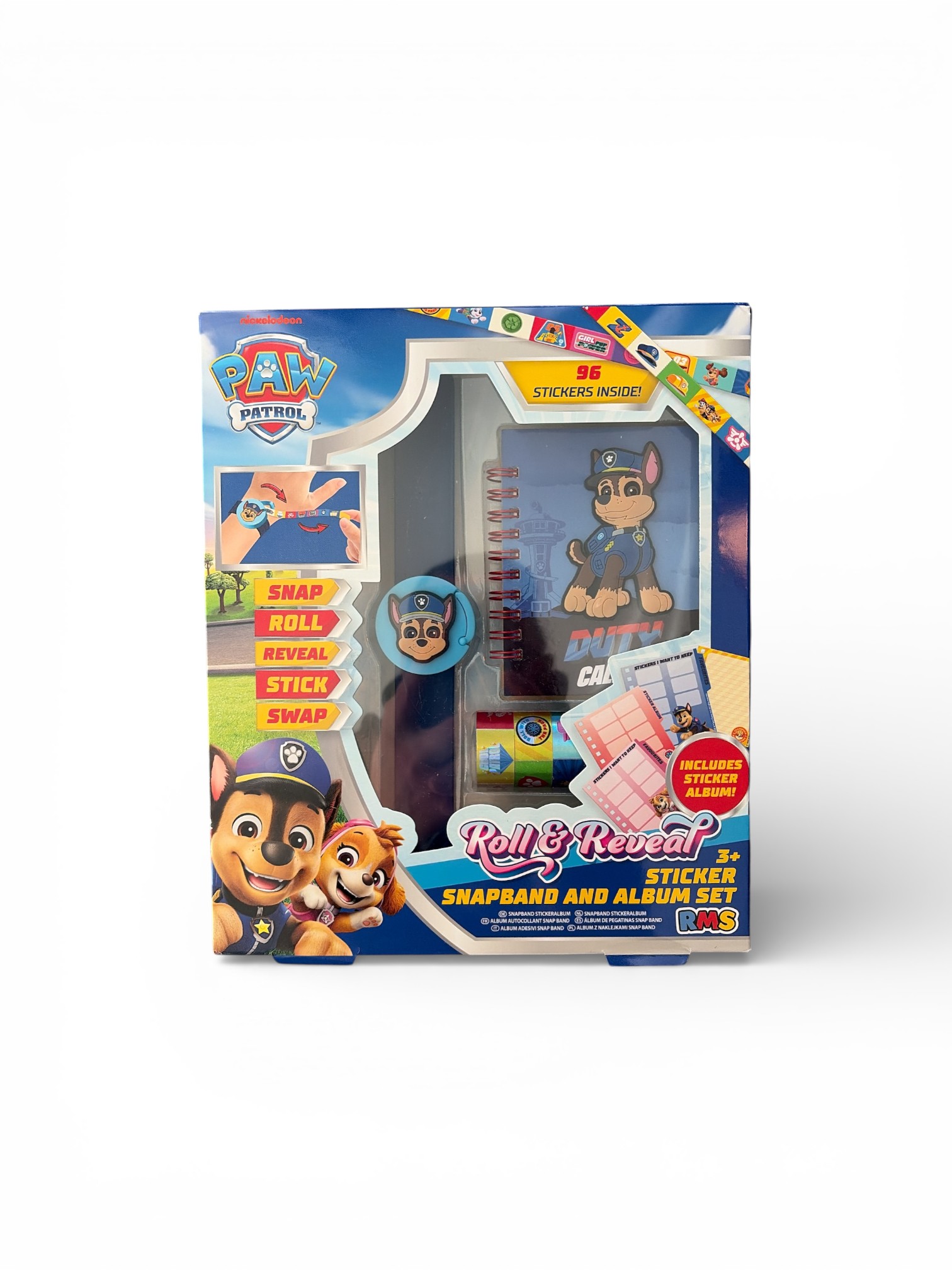 Paw Patrol Roll & Reveal Album and Sticker Set